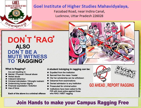 Ragging Free Campus