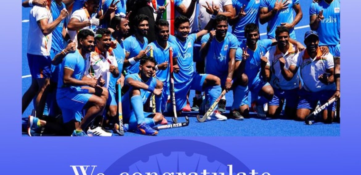 India win bronze medal in Tokyo, first Olympic medal in hockey since 1980