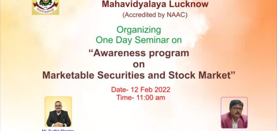 Awareness program on Marketable Securities and Stock Market